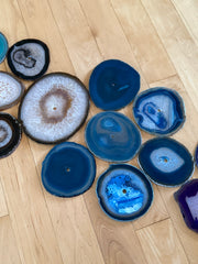 Celestial Flow – 23-Piece Agate Wall Art Set | DIY Installation