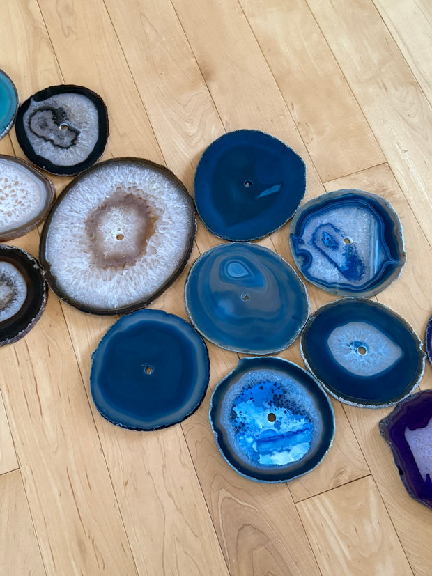Celestial Flow – 23-Piece Agate Wall Art Set | DIY Installation