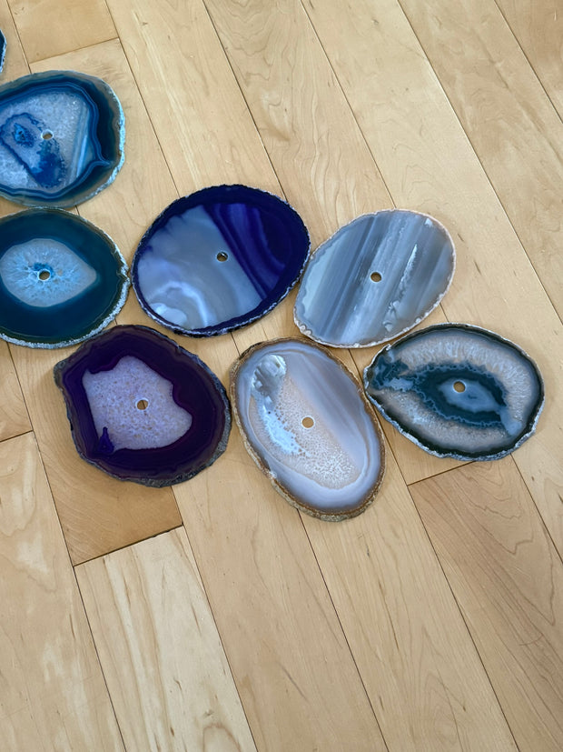 Celestial Flow – 23-Piece Agate Wall Art Set | DIY Installation