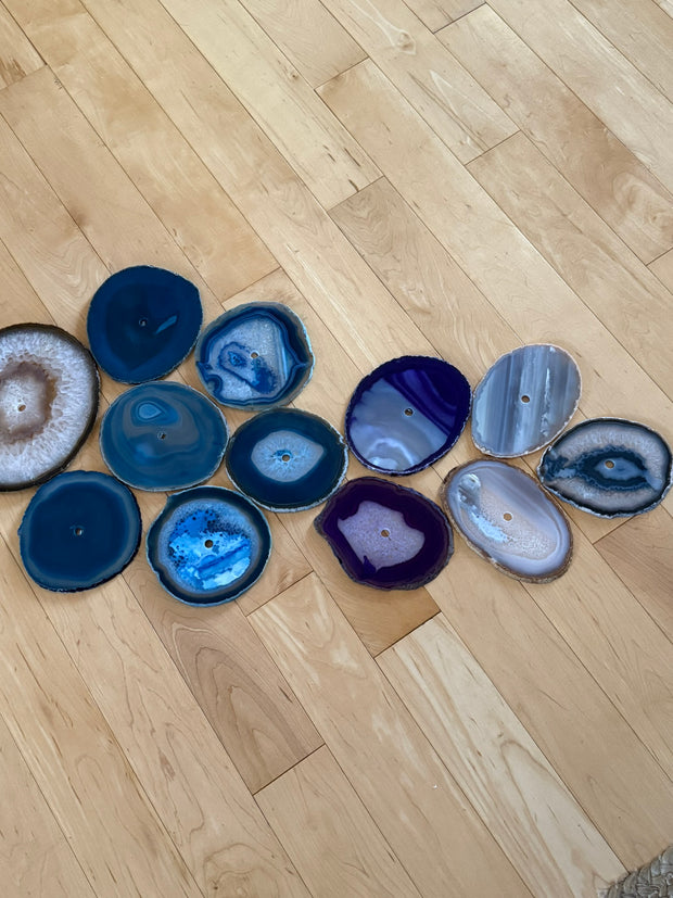 Celestial Flow – 23-Piece Agate Wall Art Set | DIY Installation