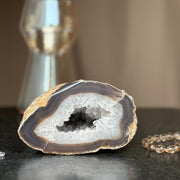 Amethyst and quartz crystals, semi precious rocks