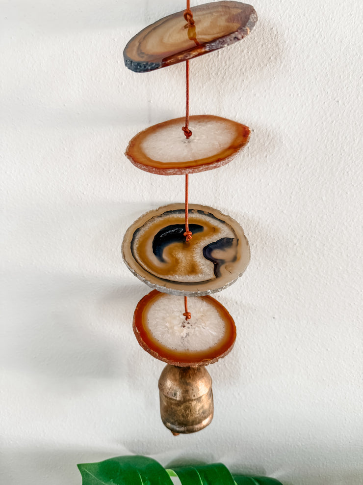 Natural Agate Hanging for Wall or Ceiling - Carmella Design