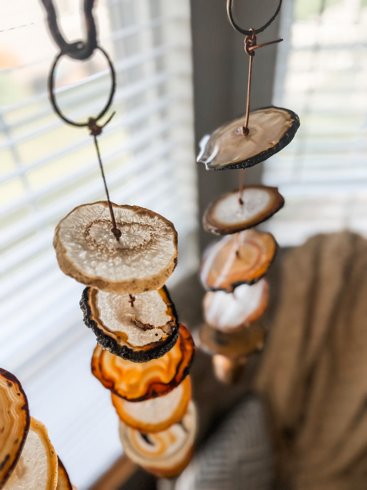 Natural Agate Hanging for Wall or Ceiling - Carmella Design