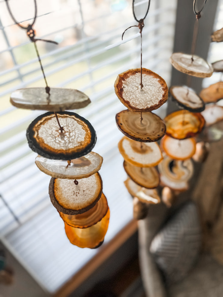 Natural Agate Hanging for Wall or Ceiling - Carmella Design
