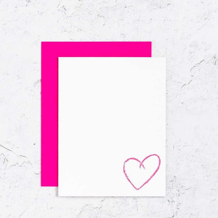 Heart Icon Notecards Box Set of 10