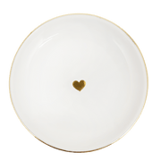 Gold Heart Jewelry Dish
