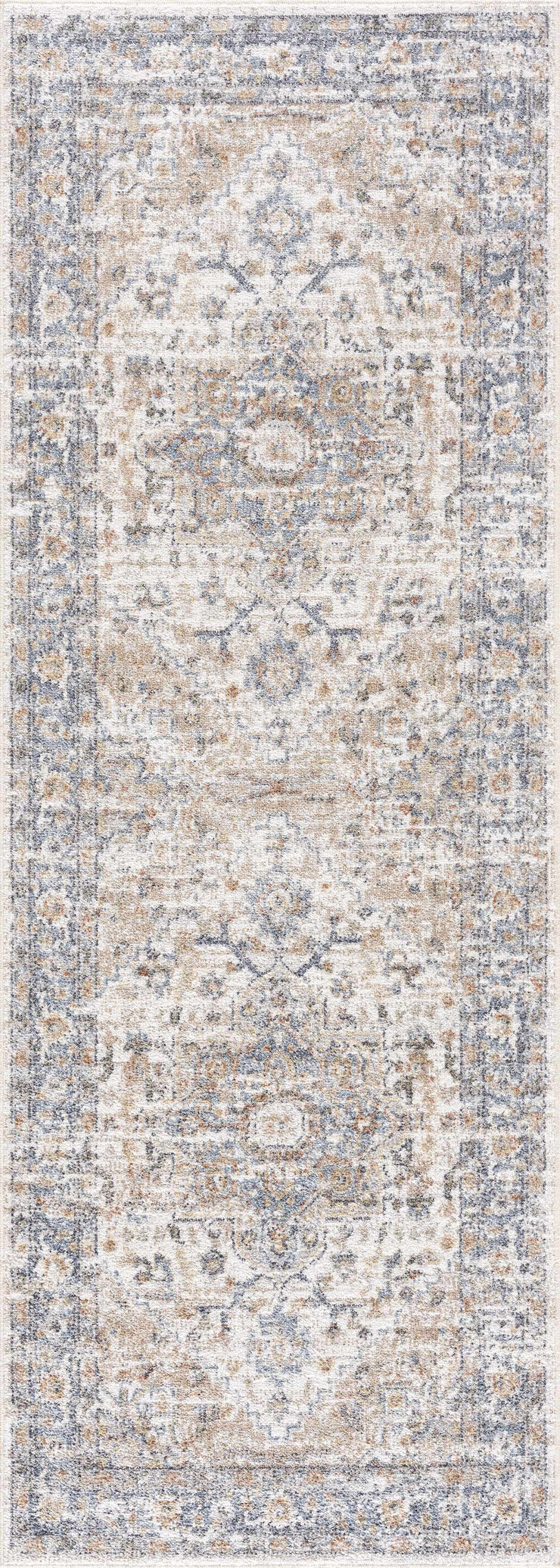 Ezri Flat Pile Washable Rug