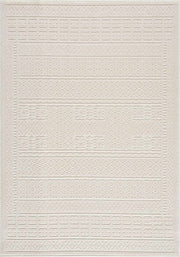 Bahar Cream Washable Area Rug
