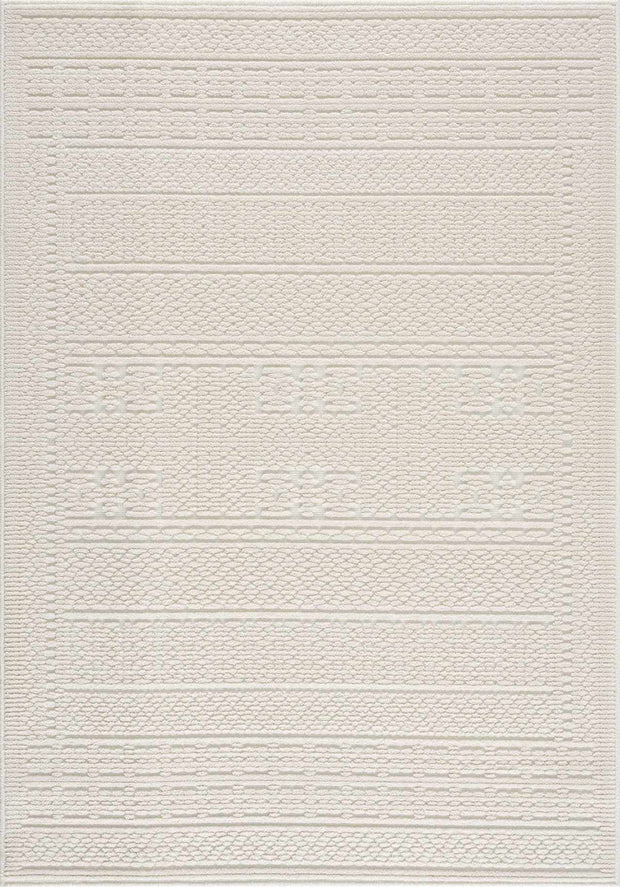 Bahar Cream Washable Area Rug