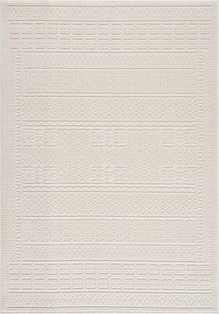 Bahar Cream Washable Area Rug