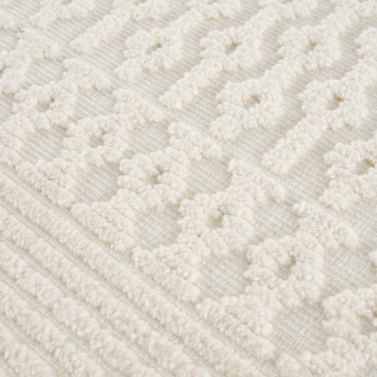 Drago White Washable Area Rug