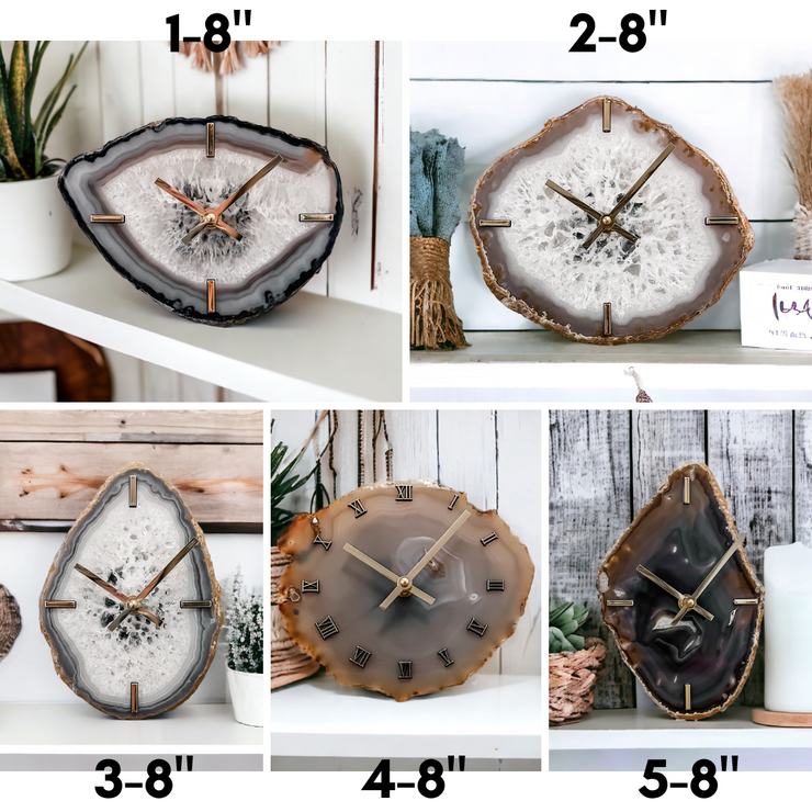 Agate Wall Clock (8-12 Inch) | Choose Clock - Mod North & Co.