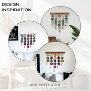 Custom Uma Agate Wall Hanging – Boho Crystal Wall Art You Design