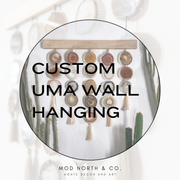 Custom Uma Agate Wall Hanging – Boho Crystal Wall Art You Design