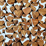 Reclaimed Olive & Resin Hearts