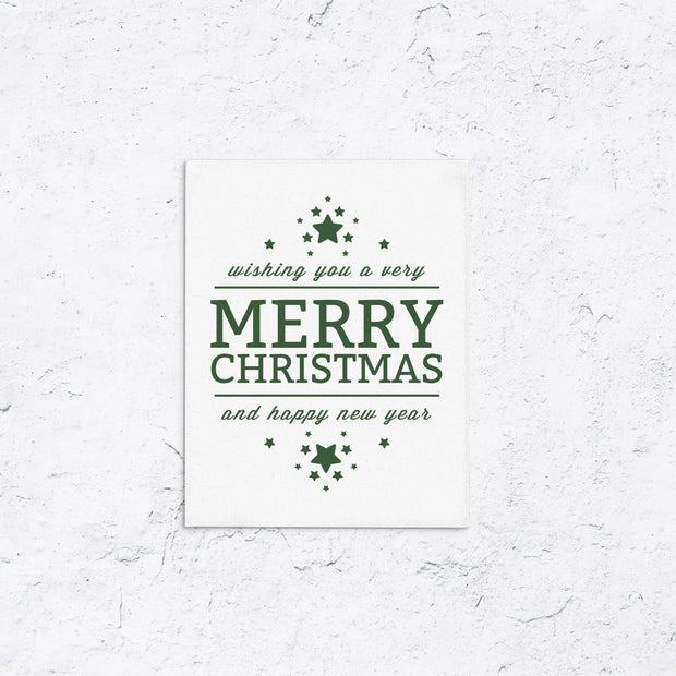 Happy Holidays With Stars Box Set of 10