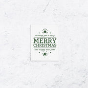 Happy Holidays With Stars Box Set of 10
