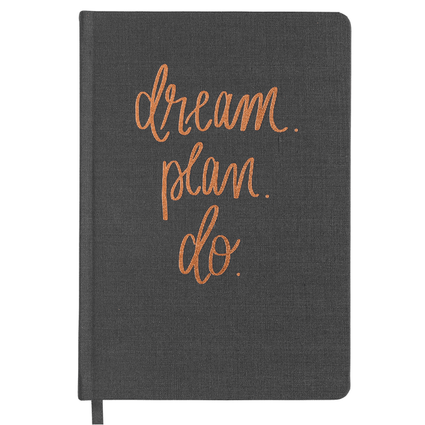 Dream Plan Do Fabric Journal
