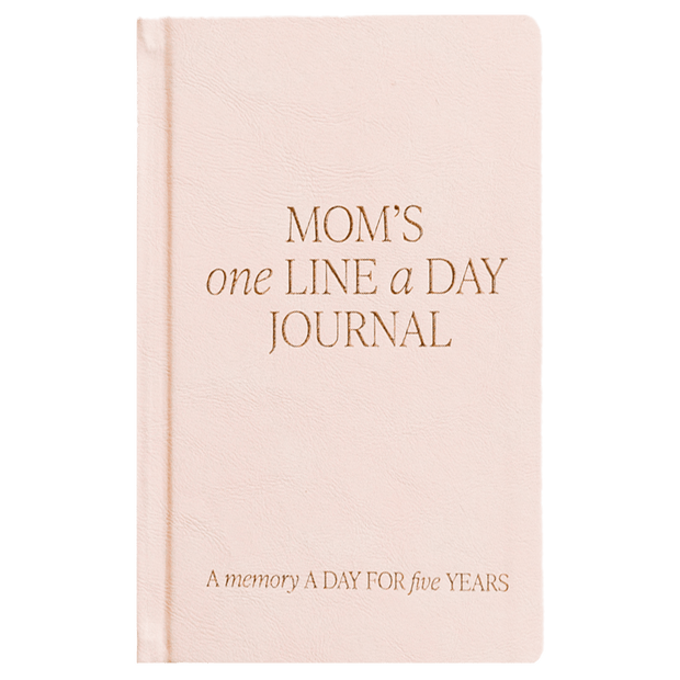 Mom's One Line A Day Leather Journal