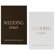Wedding Vows Journal