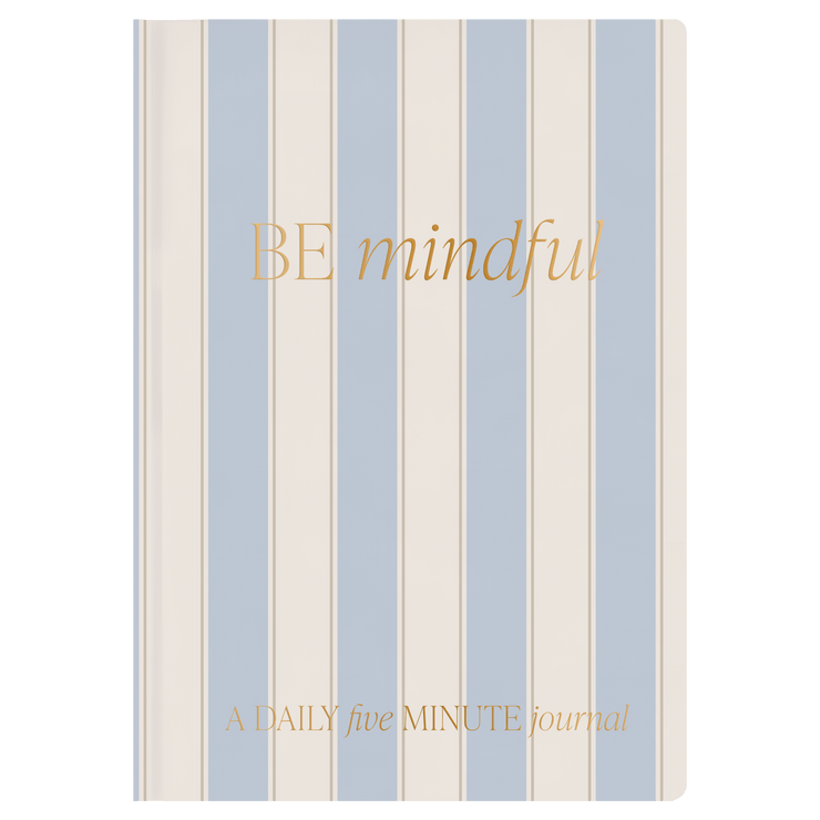 Be Mindful Striped Journal