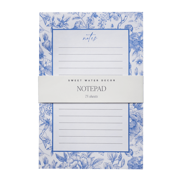Blue Delft Notepad