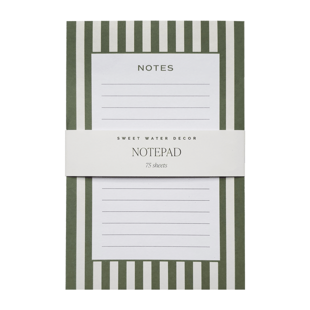 Striped Notepad
