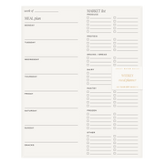 Weekly Meal Planner Notepad