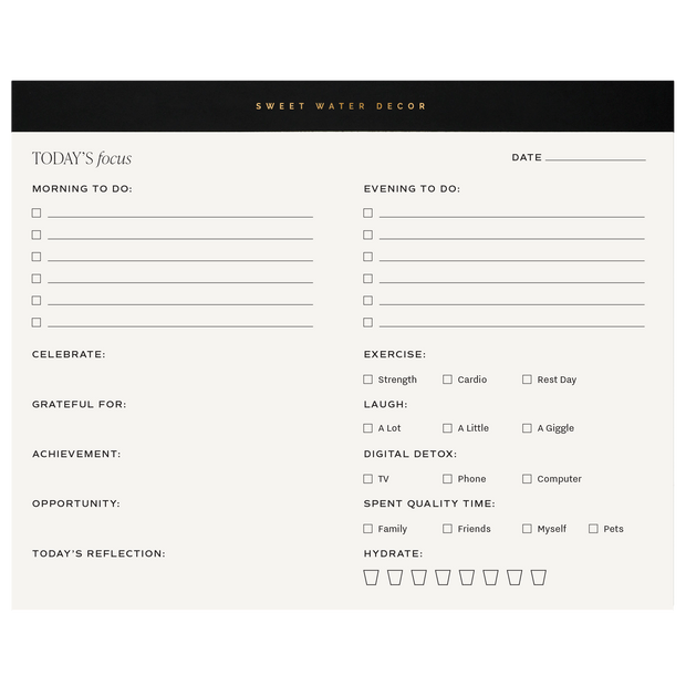 Self Care Notepad