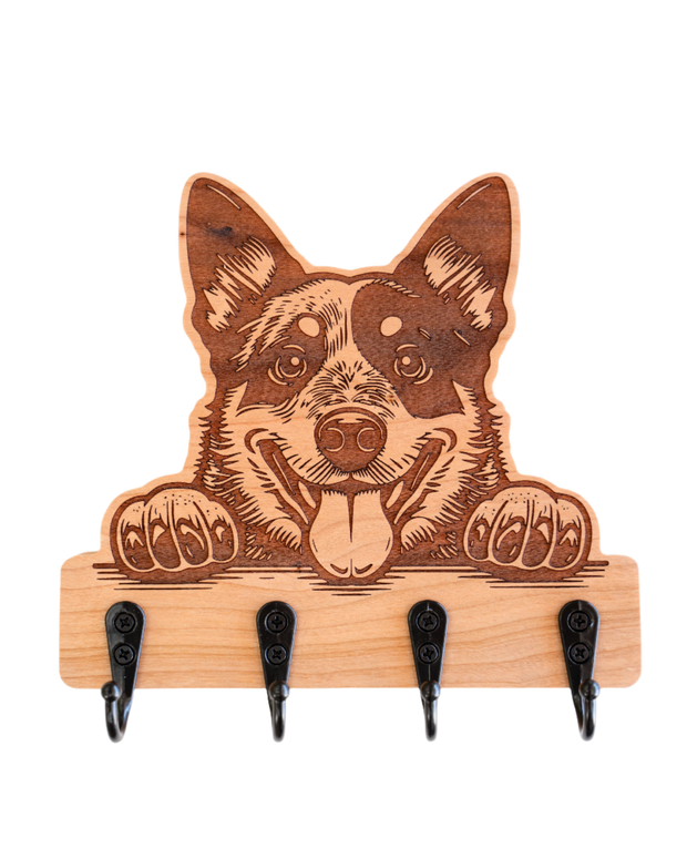 Peeking Australian Cattle Dog 01 Wall Hanger