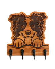 Custom Peeking Dog Wall Hanger