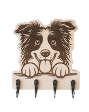Custom Peeking Dog Wall Hanger