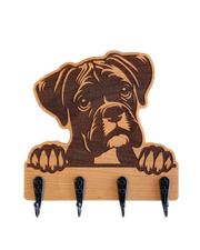 Custom Peeking Dog Wall Hanger