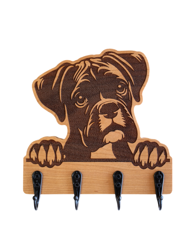 Custom Peeking Dog Wall Hanger
