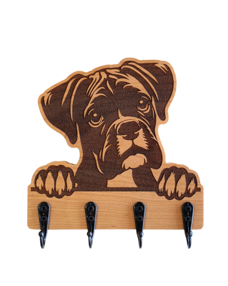 Custom Peeking Dog Wall Hanger