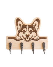 Custom Peeking Dog Wall Hanger