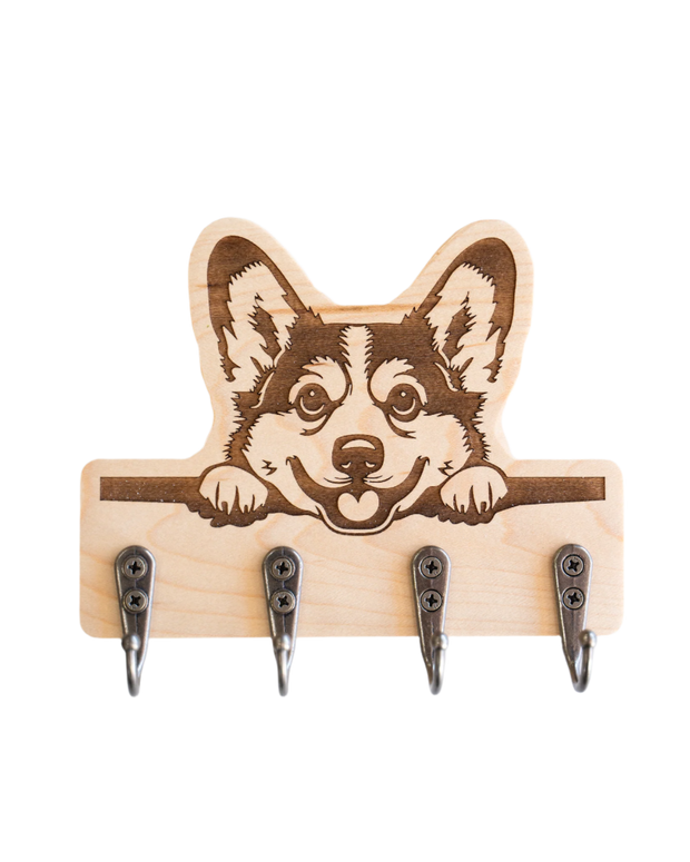 Custom Peeking Dog Wall Hanger