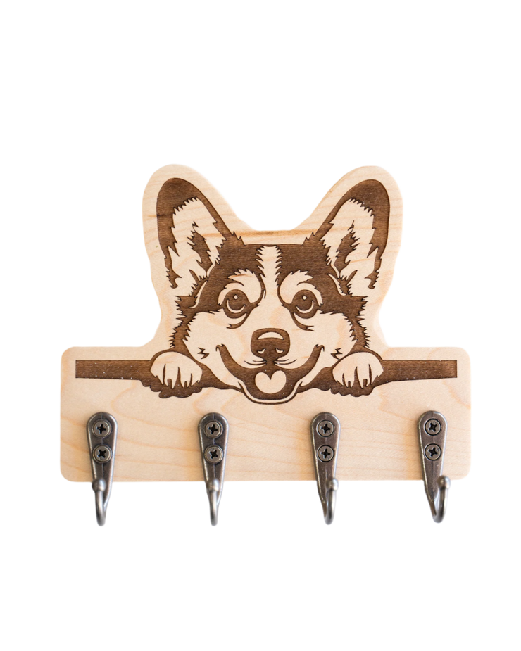 Custom Peeking Dog Wall Hanger