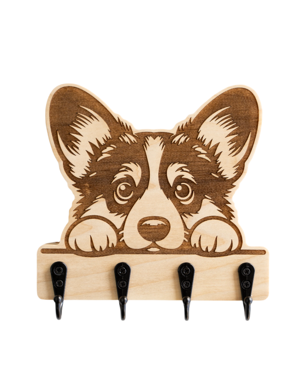 Custom Peeking Dog Wall Hanger