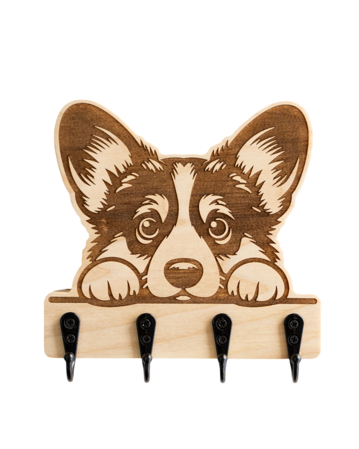 Custom Peeking Dog Wall Hanger