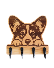 Custom Peeking Dog Wall Hanger