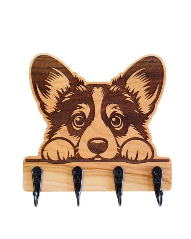 Custom Peeking Dog Wall Hanger