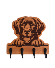 Custom Peeking Dog Wall Hanger