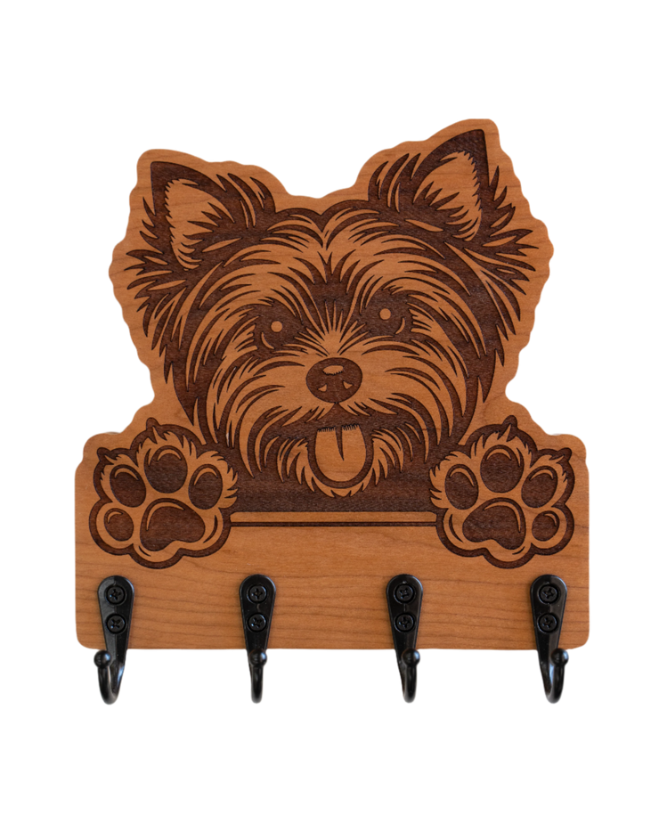 Peeking Yorkie Wall Hanger