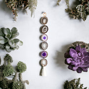 Amethyst Agate Garland | No Leather - Mod North & Co.