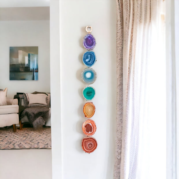 Chakra/Rainbow Agate Garland | No Leather - Mod North & Co.