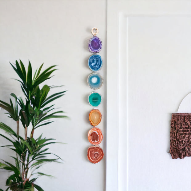 Chakra/Rainbow Agate Garland | No Leather - Mod North & Co.