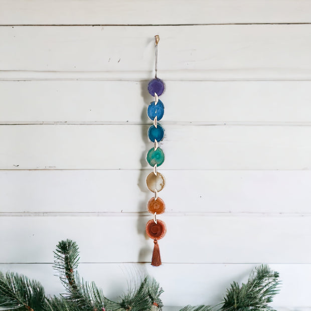 Chakra/Rainbow Agate Garland - Mod North & Co.