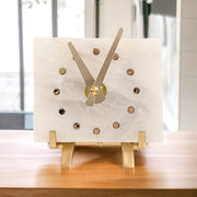 Eloise White Quartz Clock | Made to Order - Mod North & Co.