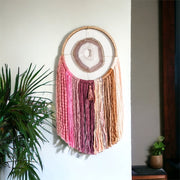 Magenta Ombre Agate Dreamer Wall Hanging | Choose Your Agate - Mod North & Co.